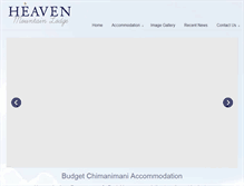 Tablet Screenshot of heavenlodge.com
